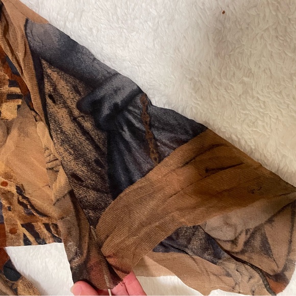 JPG Madonna and child mesh Long Sleeve Top - Picture 9 of 11